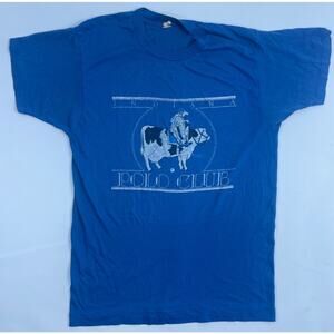 RARE Vintage Single Stitch 1980s Indiana Polo Club Tee M/L
